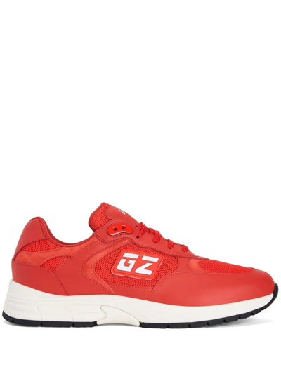 Giuseppe Zanotti Gz Runner Low-top Sneakers In Red