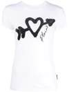 Philipp Plein Crystal-embellished Logo T-shirt In White