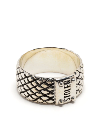 Stolen Girlfriends Club Snake Sterling Silver Band Ring