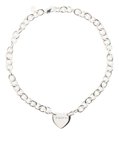 Stolen Girlfriends Club Cold Heart Sterling Silver Choker