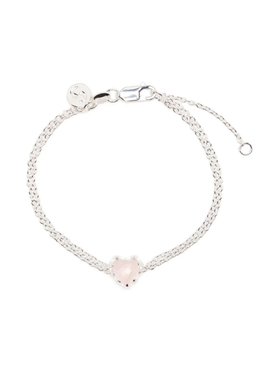 Stolen Girlfriends Club Love Claw Chain Bracelet In Pink