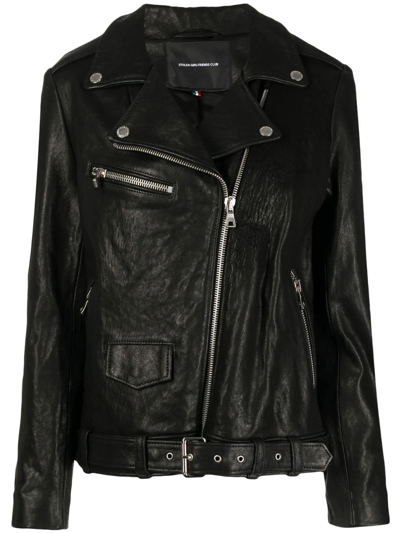 Stolen Girlfriends Club Lydia Biker Jacket In Black