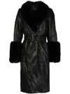 Stolen Girlfriends Club Planet Queen Trenchcoat In Black