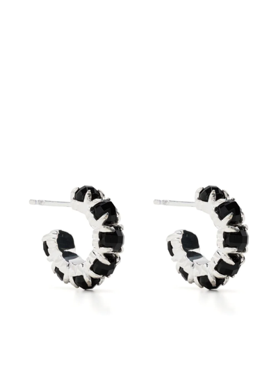 Stolen Girlfriends Club Halo Cluster Earrings In Black