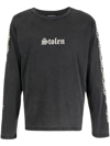 Stolen Girlfriends Club Black Helsing Chains Long Sleeve T-shirt In Grey
