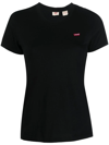 Levi's The Perfect Cotton-jersey T-shirt In Black
