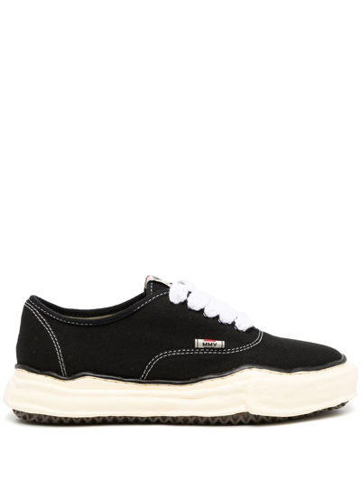 Miharayasuhiro Baker Over-dyed Trainers In Black