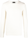 Roberto Collina Long Sleeved Wool Jumper In White