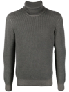 LARDINI ROLL NECK CASHMERE SWEATER