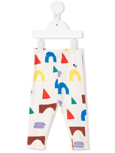 Bobo Choses Babies' Playful-print Mid-rise Leggings In Neutrals