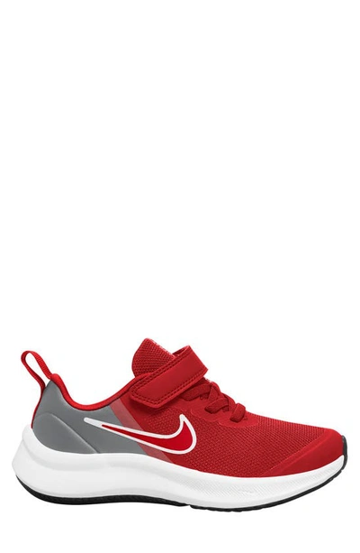 Nike Kids' Star Runner 3 Running Shoe In University Red/ Red/ Grey