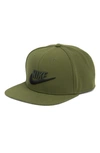 Nike Futura Pro Ball Cap In Rough Green/ Black/ Sequoia