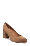 Zodiac Women's Gloria Block-heel Pumps Women's Shoes In Latte Suede