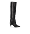 Strategia Scout Black Heeled High Boot In Nero