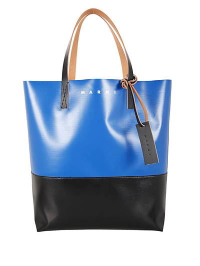 Uma Wang Tribeca Shopping Bag In Royal Black Black