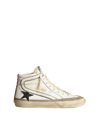 GOLDEN GOOSE SLIDE LEATHER UPPER STAR LIST AND WAVE FOAM TOUNGUE SUEDE ALL AROUND
