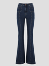See By Chloé Indigo Flared Emily Jeans In Blue