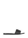 Givenchy Logo-plaque Detail Sandals In Black