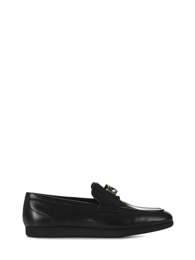 Givenchy Black G Chain Loafers