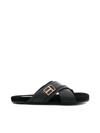 TOM FORD BUTTERY LARGE GRAIN SANDALS