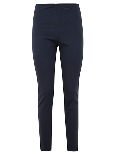 Kiltie Mike Side Zip Slim Trouser In Blue