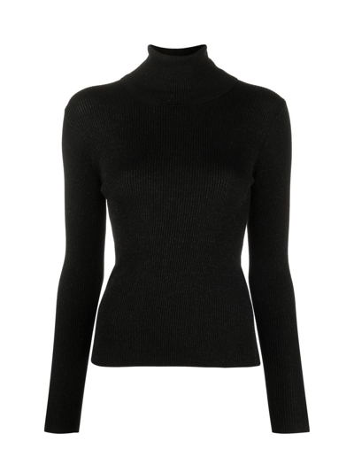 P.a.r.o.s.h Slim Turtleneck Pullover In Grey