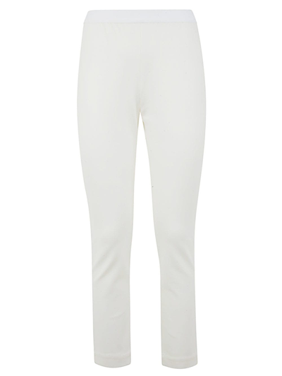 Liviana Conti Skinny Track Pants In Chalk