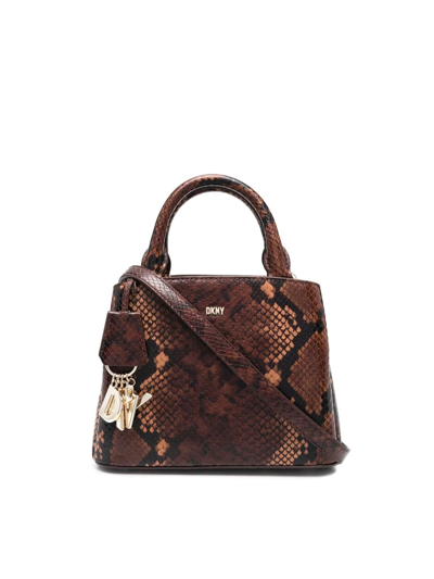 Dkny Paige Sm Satchel Bag In Cht Chestnut