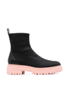 Michael Michael Kors Comet Ridged-rubber Sole Boots In Guava Multi