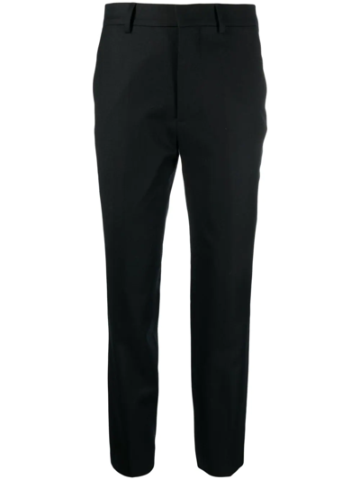 Ami Alexandre Mattiussi High-waisted Tailored Trousers In Black