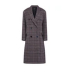 Isabel Marant Lojimiko Coat In Burgundy Blue
