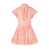 LOUIS VUITTON BRODERIE ANGLAISE BABYDOLL MINI DRESS