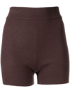 CASHMERE IN LOVE ALEXA CASHMERE-BLEND CYCLING SHORTS