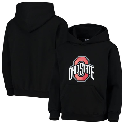 Champion Kids' Youth  Black Ohio State Buckeyes Logo Pullover Hoodie