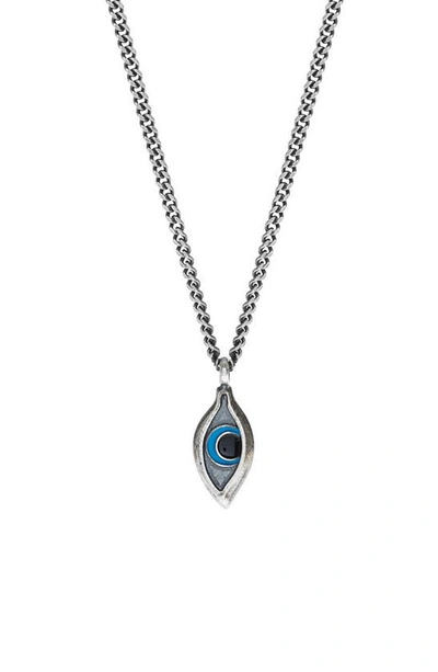 Degs & Sal Evil Eye Pendant Necklace In Turquoise