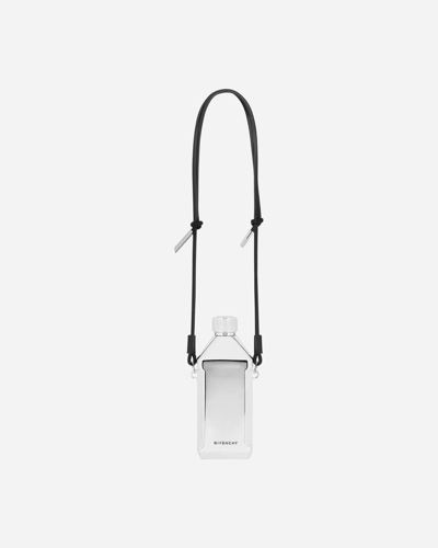 Givenchy Strap Water Bottle Silver In Grey