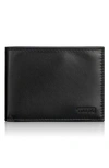 Tumi Delta Global Removable Passcase Card Case In Black