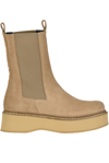 Paloma Barceló Eerin Suede Beatles Boots In Beige