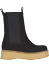 Paloma Barceló Eerin Platform Chelsea Boot In Black