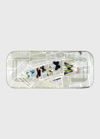 Fornasetti Ultime Notizie Colour Tray, 25" X 60"