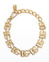 Dolce & Gabbana Dg Logo Chain Necklace In Gold