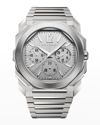 BVLGARI MEN'S 43MM OCTO FINISSIMO CHRONOGRAPH WATCH IN STAINLESS STEEL