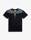 MARCELO BURLON COUNTY OF MILAN TRAVEL WINGS GRAPHIC-PRINT COTTON-JERSEY T-SHIRT 4-12 YEARS