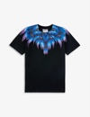 MARCELO BURLON COUNTY OF MILAN MONSTER WINGS GRAPHIC-PRINT COTTON-JERSEY T-SHIRT 4-12 YEARS