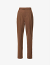 SIR ADRIAN STRAIGHT-LEG MID-RISE STRETCH-WOVEN TROUSERS