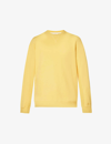 Albam New Classic Regular-fit Cotton Sweatshirt In Yellow
