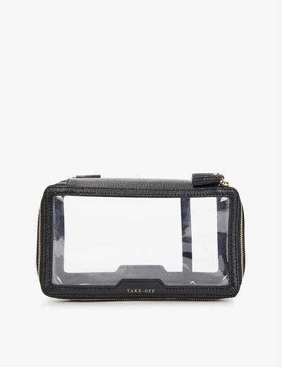 Anya Hindmarch In-flight Recycled Nylon Cosmetics Case In Black