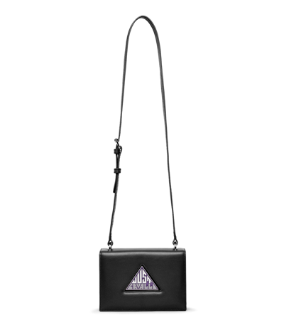 Just Cavalli Logo Detailed Shoulder Bag In Black