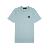 Belstaff Throwley Logo-patch Cotton-jersey T-shirt In Light Blue
