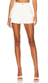 Superdown Janice Cargo Short In White